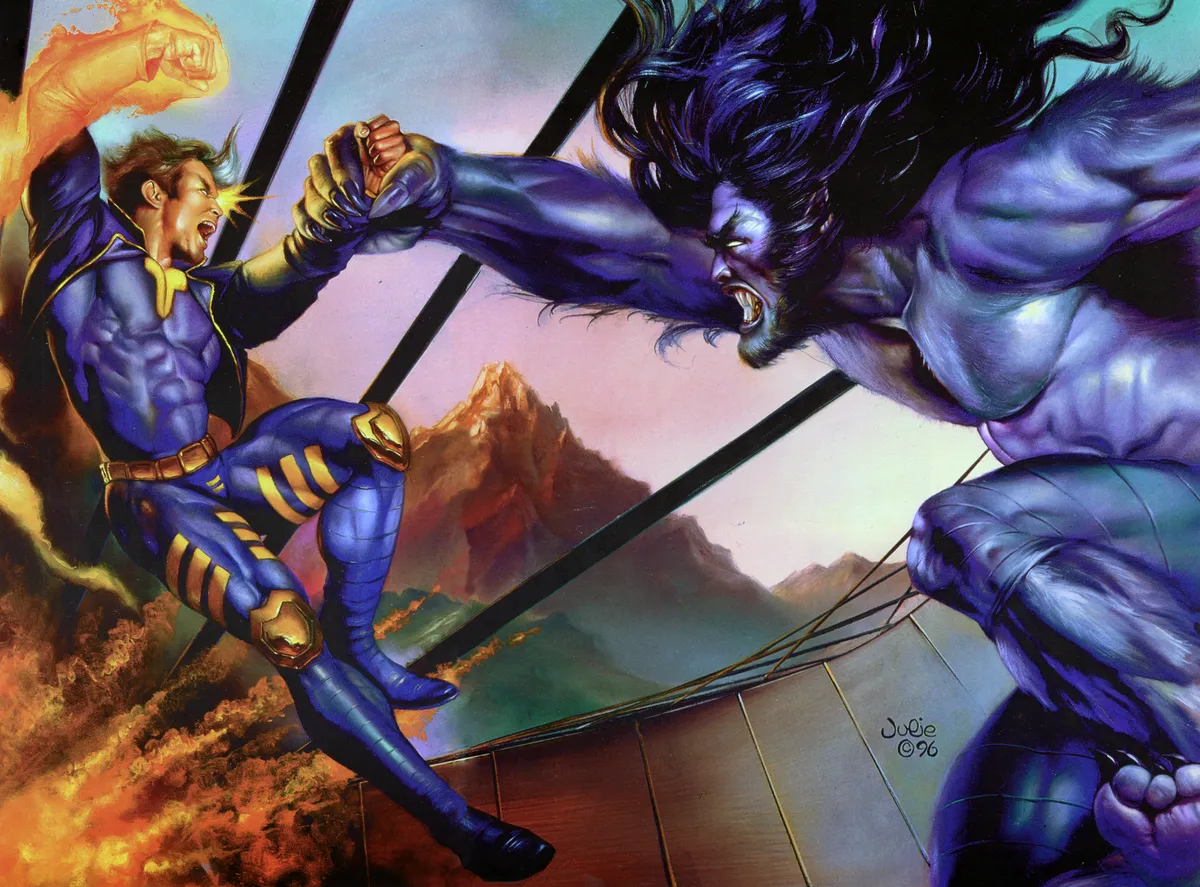 X-Man Vs Dark Beast